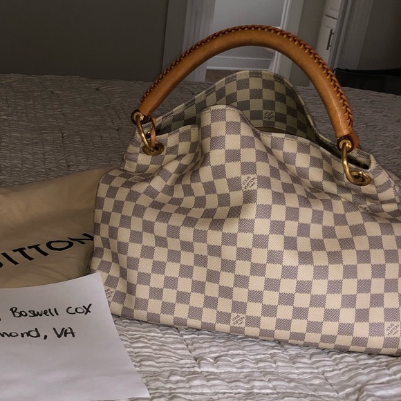 LV Artsy Damier Azur MM (DISCONTINUED) - Picture 13 of 15